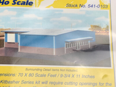 HO Pikestuff 541-0103 Piping & Mechanical Contractors Building Kit HO2218