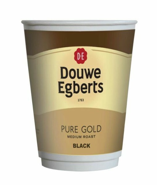 Douwe Egberts Black Coffee Drink to Go 12oz Fresh Seal INCUP / in Cup X