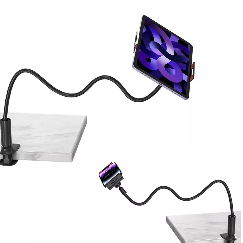 Flexible 360º Gooseneck Tablet Stand Holder Mount Apple/Samsung/Tablet/Phone - Image 3 of 4