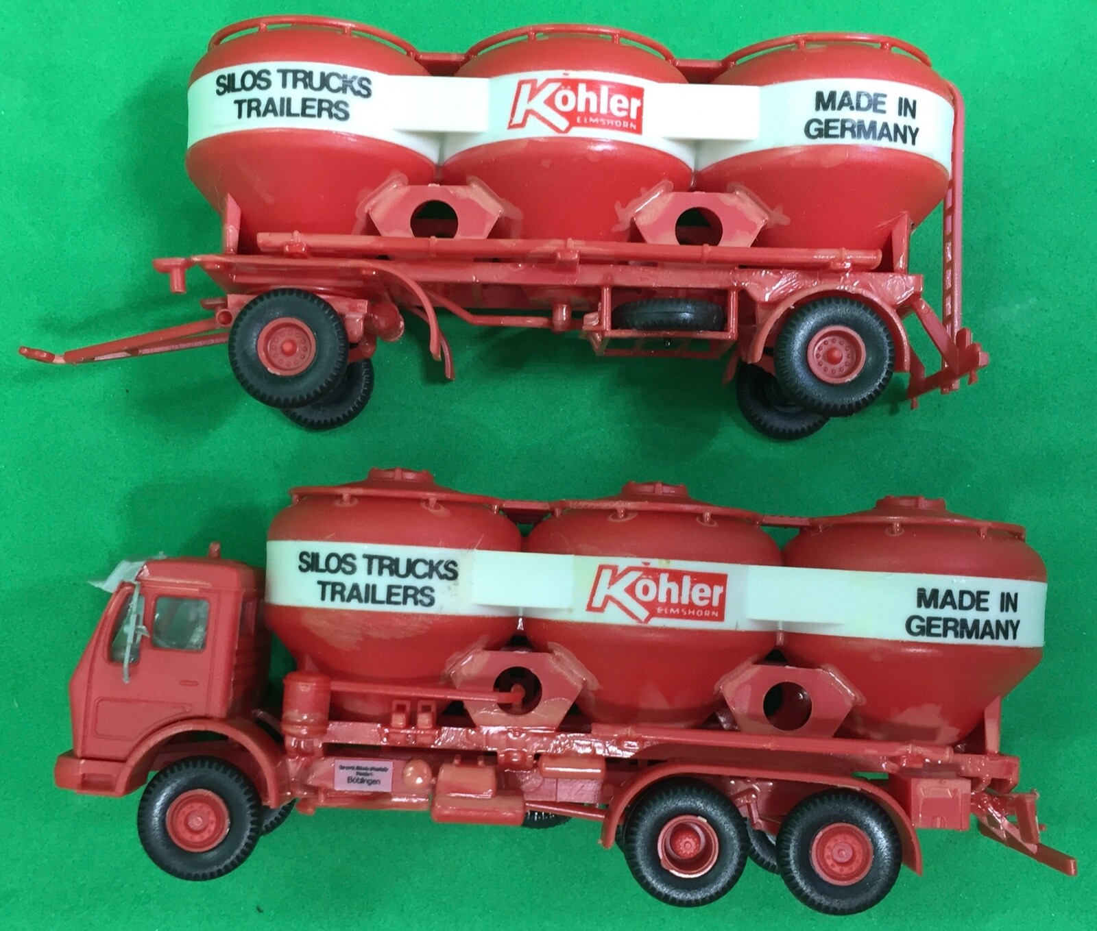 Camion semi-remorque citerne ciment AWM HO 71733 KIBRI de collection