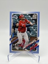 2021 Topps Update Juan Lagares Father's Day Blue Parallel /50 US167