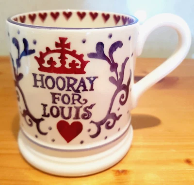 Emma Bridgewater Royal Mug Baby Louis 1/2 Pint 2018 Birth Of The Prince