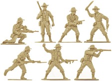 Airfix WWII Australian Infantry 14 figures - 1990s production mint dealer stock