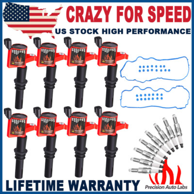Valve Cover Gasket+Ignition Coil DG511+Spark Plug For 04-06 Ford F150 F250 5.4L