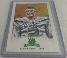 2021 Chronicles Donruss Football Zach Wilson New York Jets Gridiron Kings Rookie