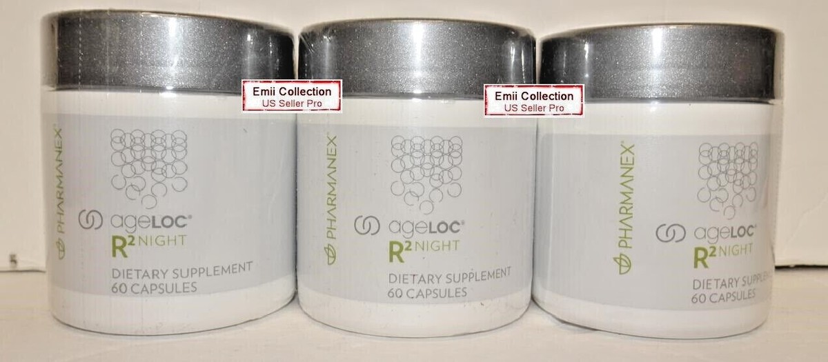 Nu Skin Nuskin Pharmanex ageLOC R2 Night 60 Capsules Sealed