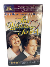 Four Weddings and a Funeral VHS Movie Tape Hugh Grant Andie MacDowell