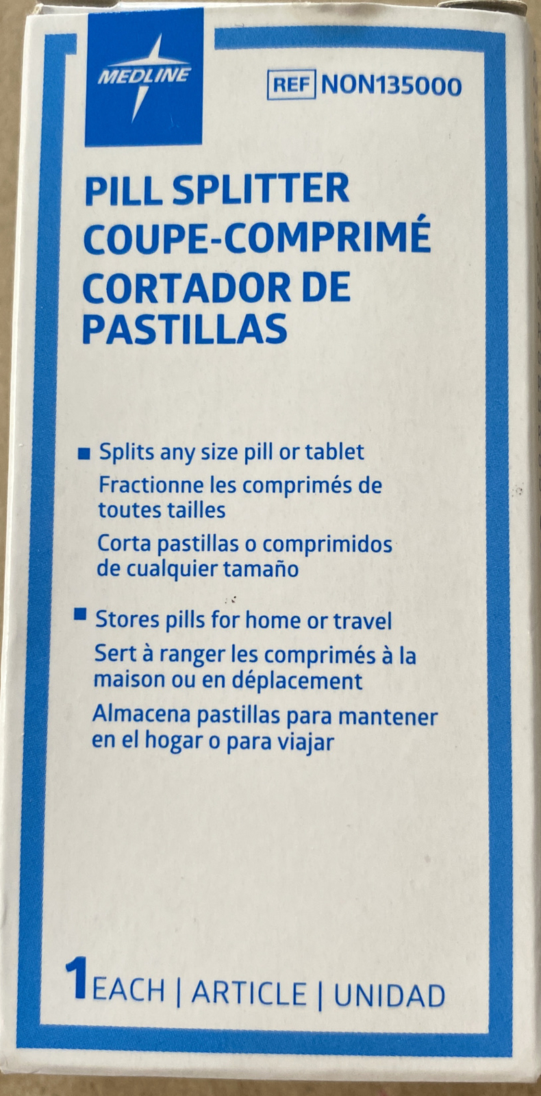 Medline Pill Splitter 1 Device NON135000 1 X 8.99 Free Shipping eBay