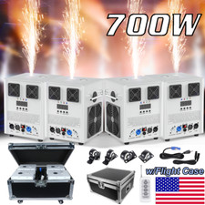 4PCS Cold Spark Machine 700W DMX Stage Effect Firework DJ Event Party Wedding US