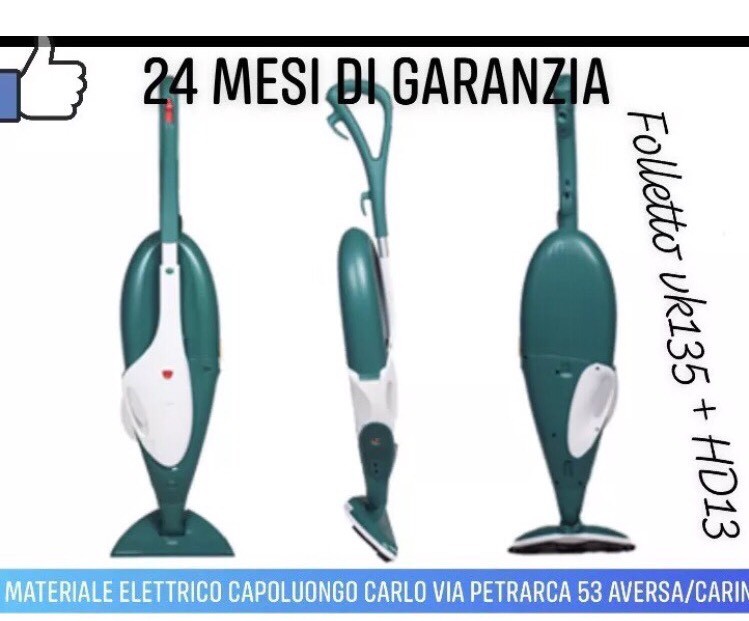 Aspirapolvere vorwerk folletto vk 140 rigenerato accessori + turbospazzola