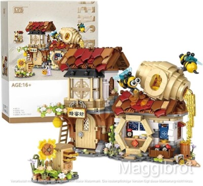 LOZ Honigladen Imkerei mit viel Zubehör Mini Klemmbausteine Set 1242+ pcs