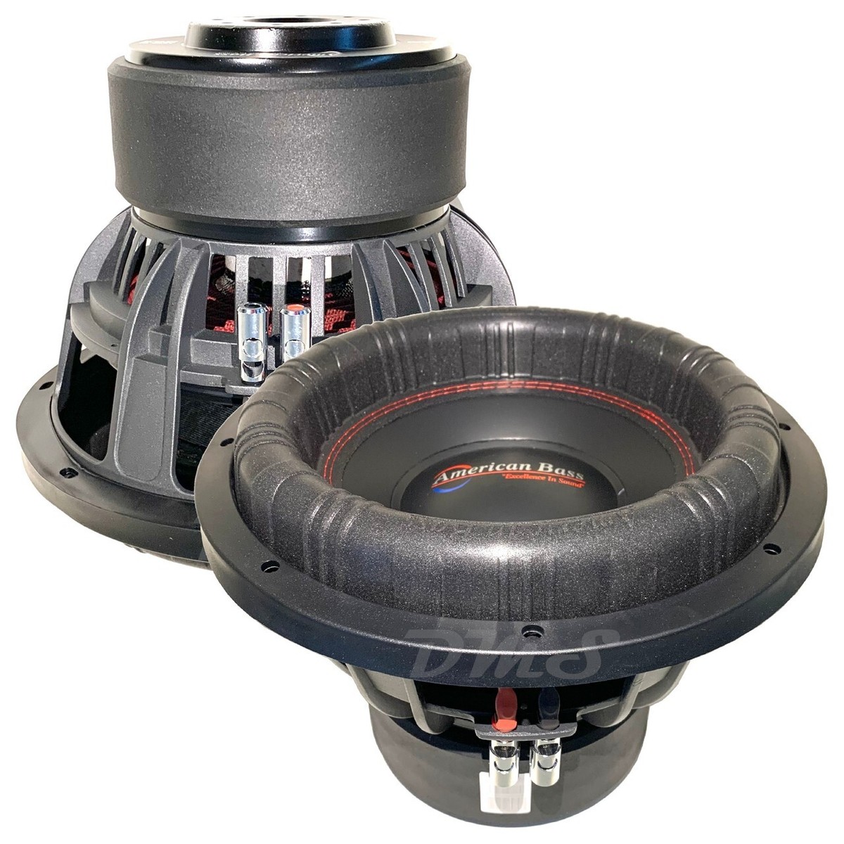 American Bass XFL-1244 12 Inch 3000W Dual Ohm Car Audio Subwoofer XFL  12