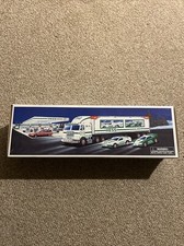 1997 HESS  Toy Truck and Racers New In Box
