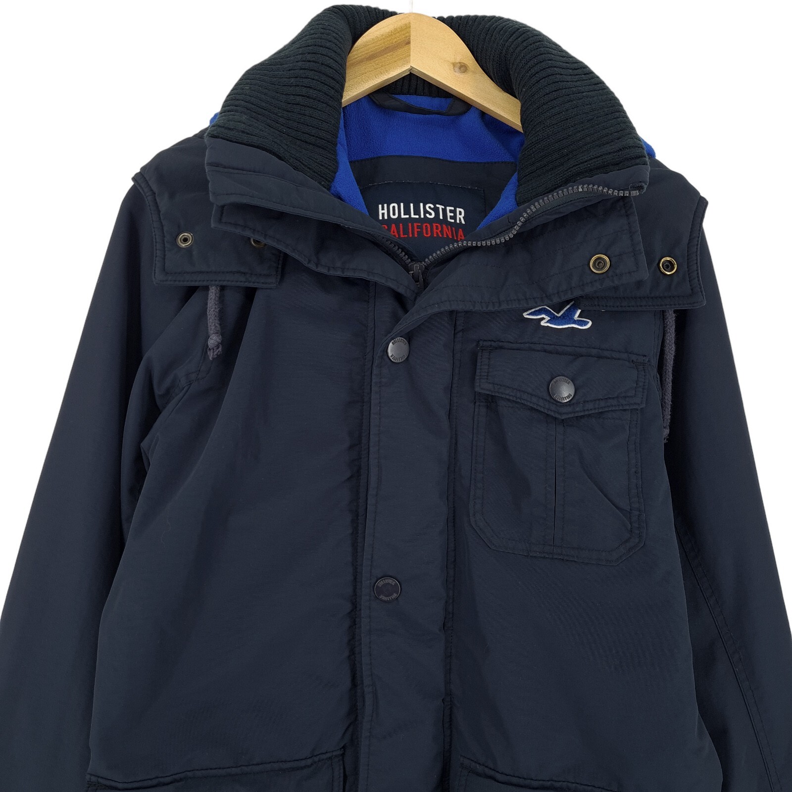 Hollister Men Jacket Casual Waterproof Size M Medium eBay