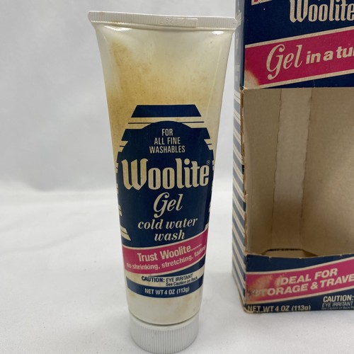 Vintage NOS 1986 4oz Woolite Washing Gel in a Tube Fine Fabric Wash - Picture 6 of 9