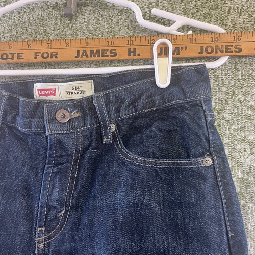 Levis 514 Youth Jeans 18 Straight 29X29 Relaxed Baggy Casual Classic Preppy - Picture 5 of 10