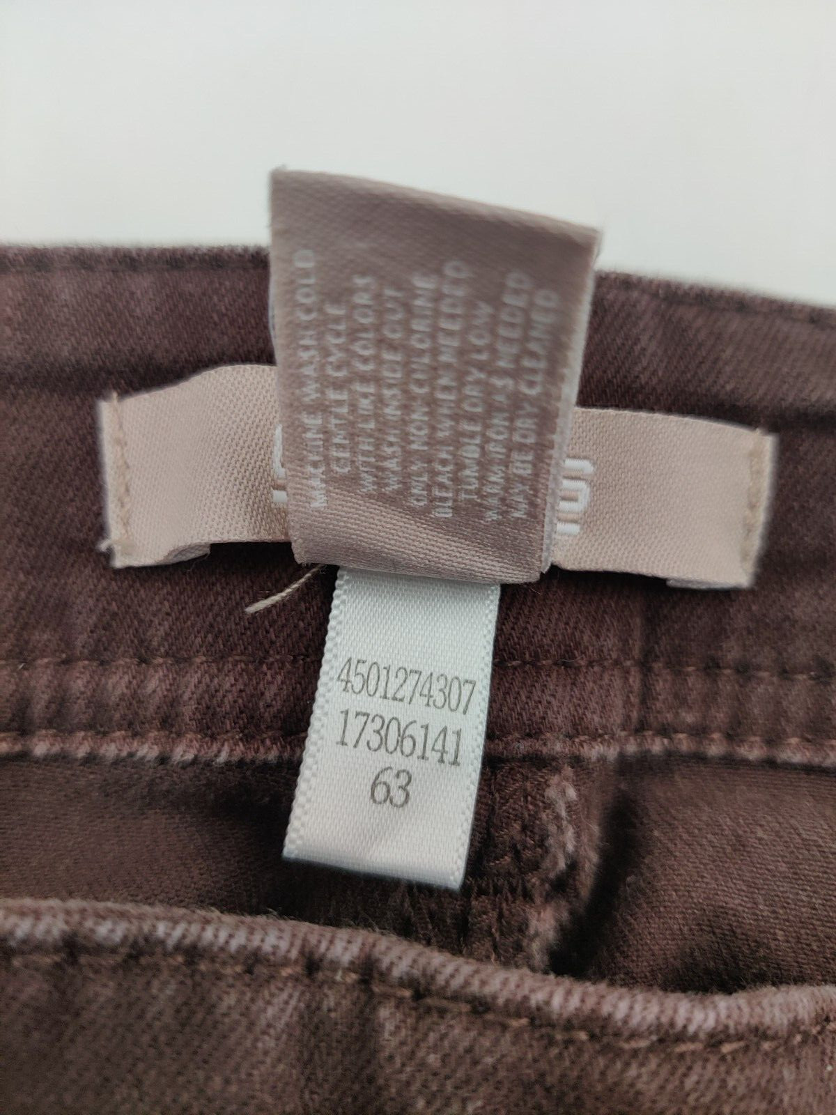 CHICO’S SOLID BROWN FLAT FRONT STRAIGHT LEG PANTS… - image 10