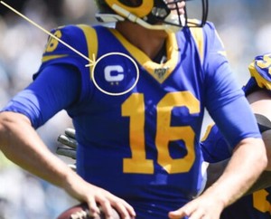 la rams white and blue jersey