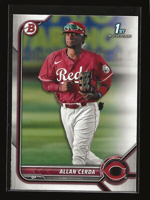 ALLAN CERDA 2022 Bowman 1st Prospects Base Card Cincinnati Reds (#BP-142)