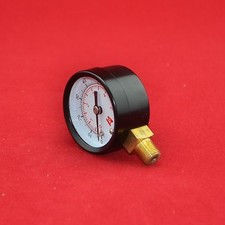 1.5" 40mm brass pressure gauge 5bar or 10bar manometer ,PT1/8" bottom thread