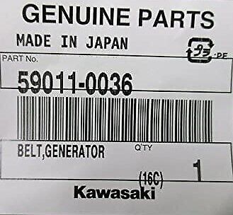 Kawasaki OEM 89-90 Ninja ZX-7 Generator Belt 59011-0036 | eBay Kawasaki OEM 89-90 Ninja ZX-7 Generator Belt 59011-0036 | eBay