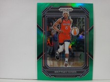 2023 Panini Prizm WNBA Green #67 Brittney Sykes Prizm Washington Mystics