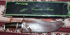 VINTAGE FROST CUTLERY CROCODILE BOWIE FIXED BLADE KNIFE
