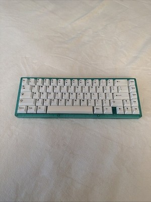 KBD fans Keyboard Green / White  Please read full description !!  Fast shipping!