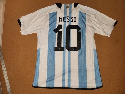 LIONEL MESSI #10 Argentina 2022 FIFA WORLD CHAMPIONS Adidas Soccer