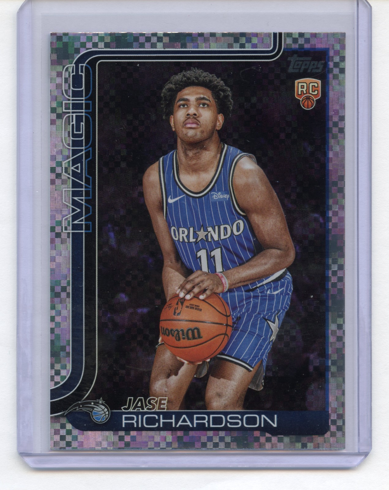 2025-26 Topps Basketball #225 Jase Richardson Victory SSP Orlando Magic