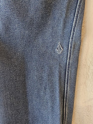 Men's Volcom Solver Modern Straight 34 x 29 Blue Jeans Stretch - Picture 11 of 24