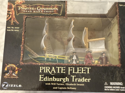 Zizzle Pirates of the Caribbean Edinburgh Trader Playset Will Turner