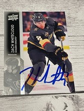 Zach Whitecloud Signed Card UD Upper Deck JSA COA IP Auto Vegas Golden Knights a