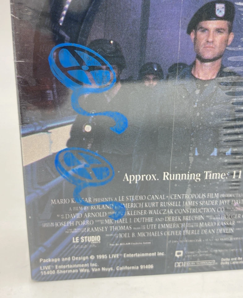 Stargate VHS SEALED Watermarks LIVE Kurt Russell James Spader VTG - Image 3 of 4