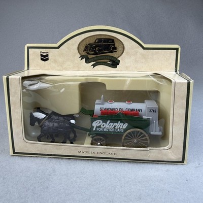 Days Gone Lledo Chevron Polarine Horse Drawn Tank Wagon Diecast Made England