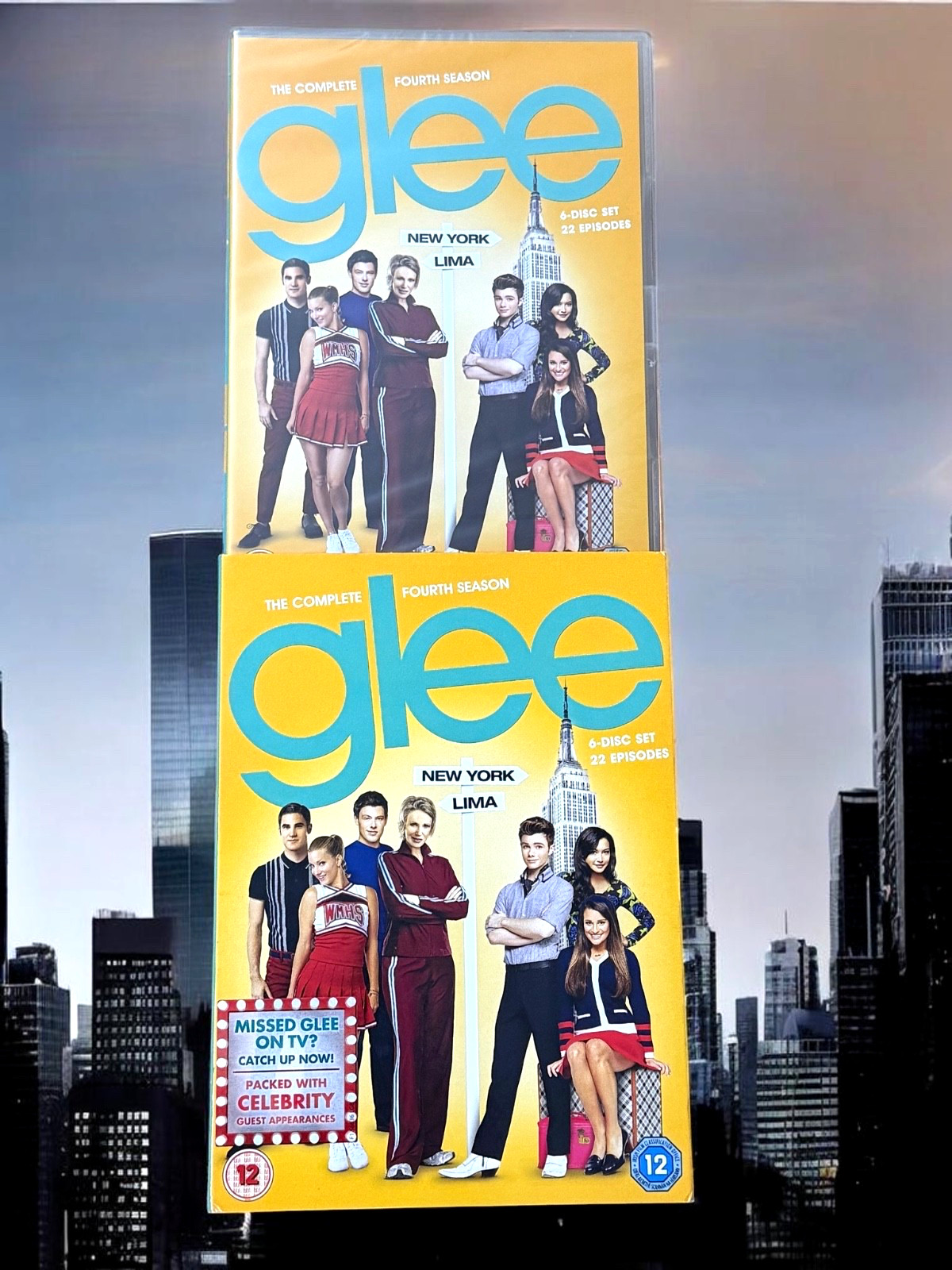 Glee: The Complete Fourth Season : DVD 2013 - 6 DISC SET - PAL REGION 2 UK NEW
