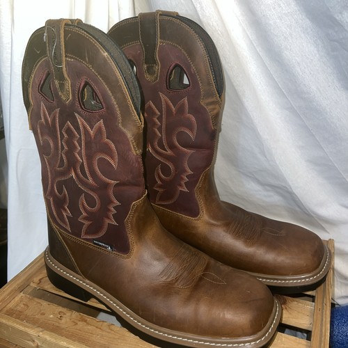 Wolverine Men’s DuraShocks Rancher Wellington Work Safety Boot Size 13EW