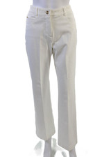 St. John Sport By Marie Gray Womens White Dress Pants Size 2