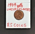 1909 VDB   LINCOLN  CENT  ~ BRILLIANT  UNCIRCULATED ~  RS COINS #24O / FREE SHIP