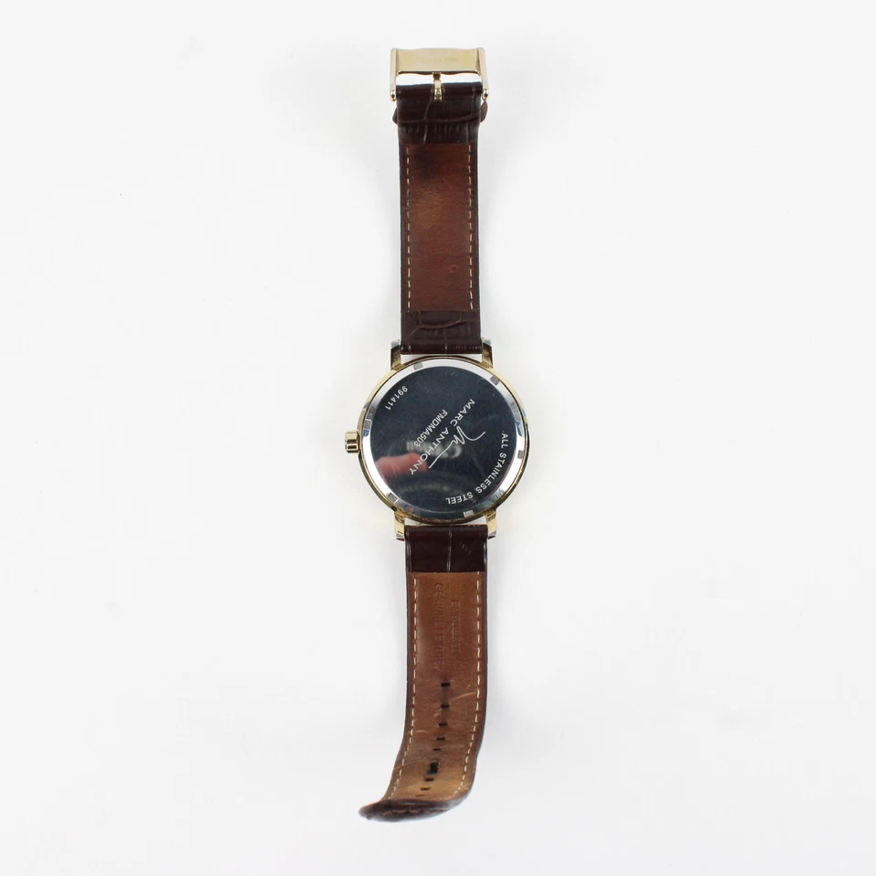 Marc Anthony Stainless Steel and Leather Men's Watch FMDMA503 - Image 2 of 4