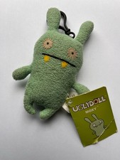 Uglydolls Moxy 4" Plush Backpack Clip Stuffed Keychain Green Ugly Doll Used 