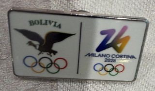 Milano Cortina 2026 Olympic NOC Pin Bolivia
