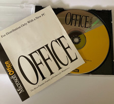 Vintage Windows Microsoft Office Professional 4.3 CD Booklet 1994