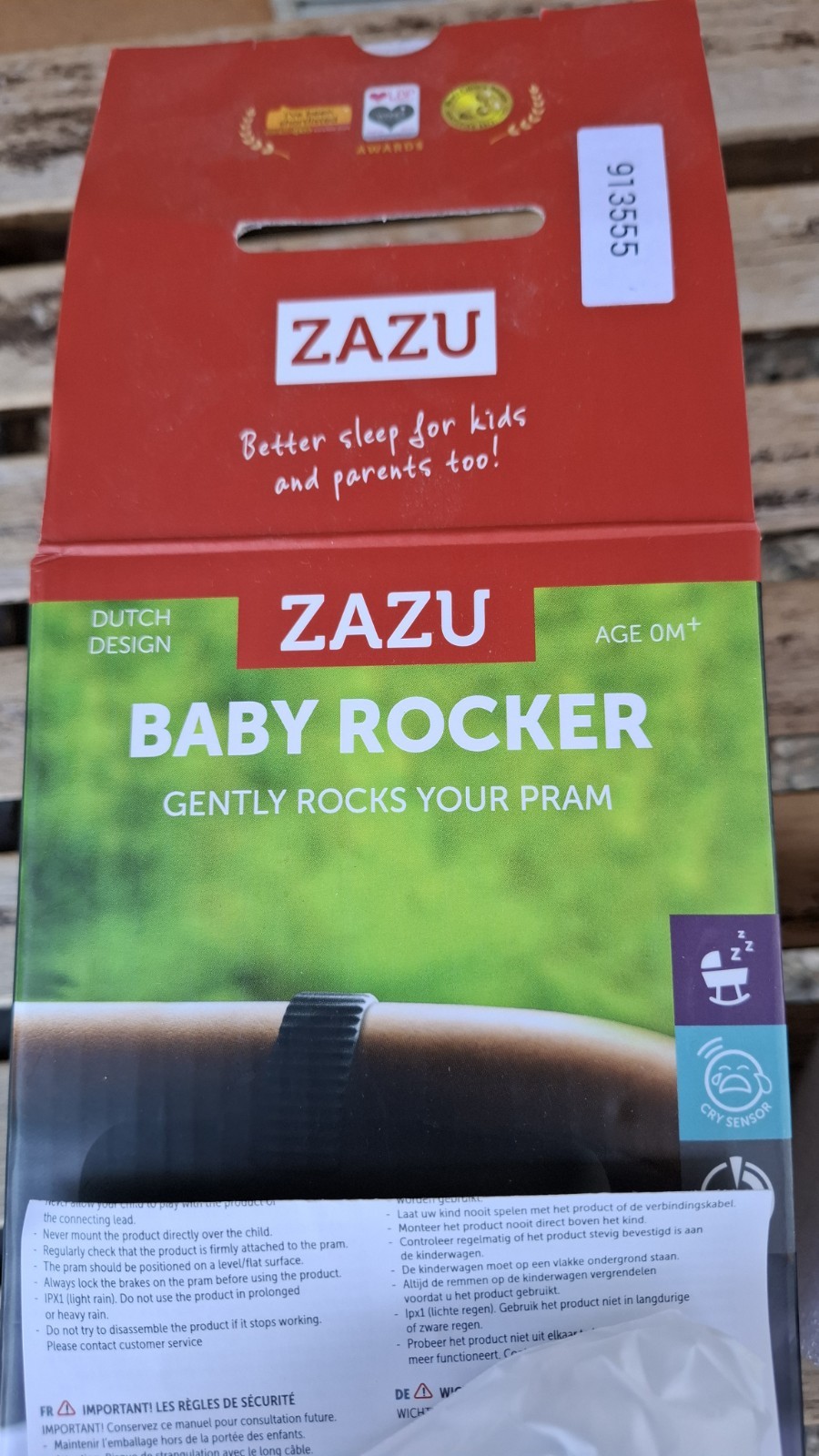 Dondola Passeggino Automatico ZAZU Robby Baby Rocker NUOVO In Scatola CrySensor