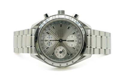 Omega Speedmaster Triple Date 3523.30 352330 Silver Dial Automatic 39mm 11945U
