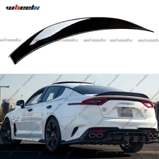 GLOSS BLACK HIGHKICK DUCKBILL REAR TRUNK SPOILER WING FOR 2018-2023 KIA STINGER