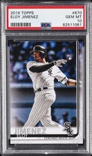 2019 TOPPS #670 ELOY JIMENEZ ROOKIE RC PSA 10