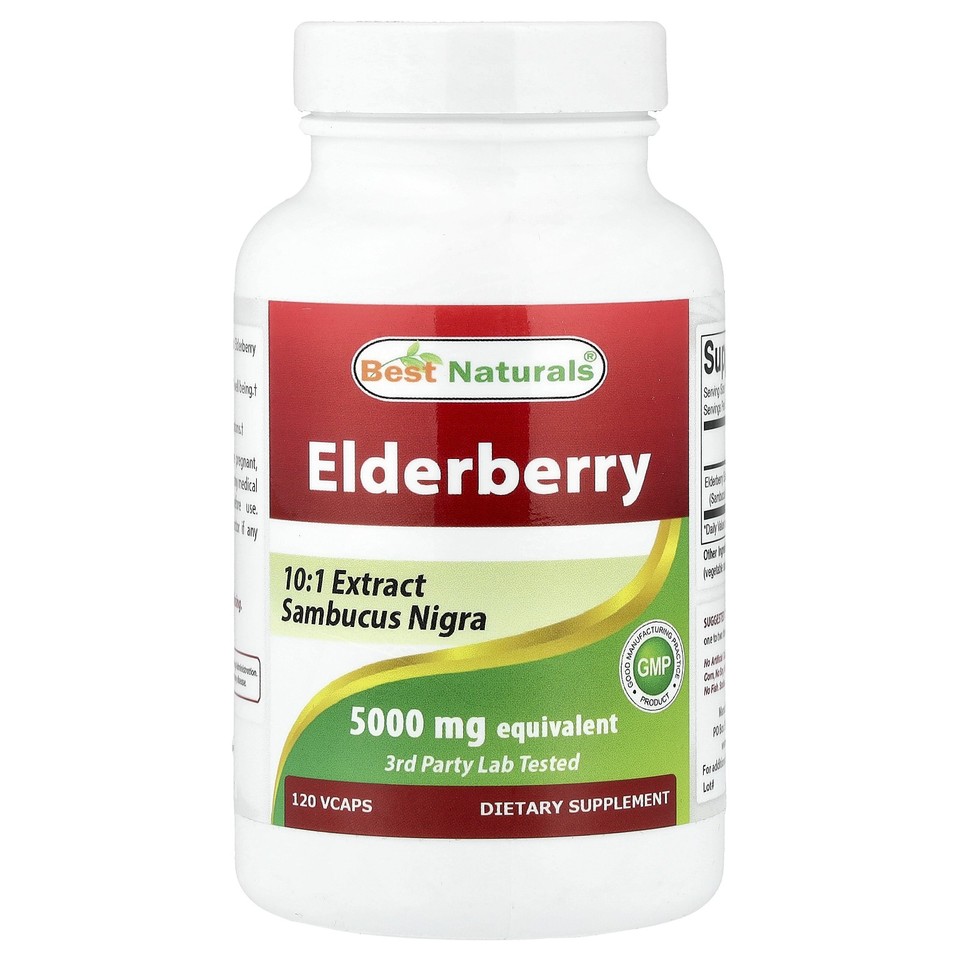 Elderberry, 5,000 mg, 120 VCaps