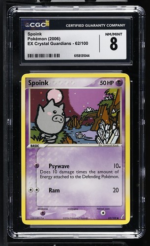 Spoink graded CGC 8 for sale on eBay