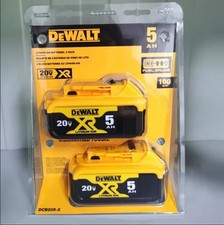 Dewalt Dcb205-2 20-Volt Max Premium Lithium-Ion 5.0Ah, 2 Pack
